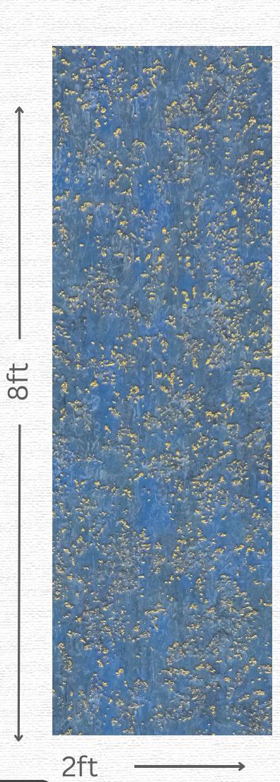 Designer Wall Panel - EL-1536 | 8X2 feet