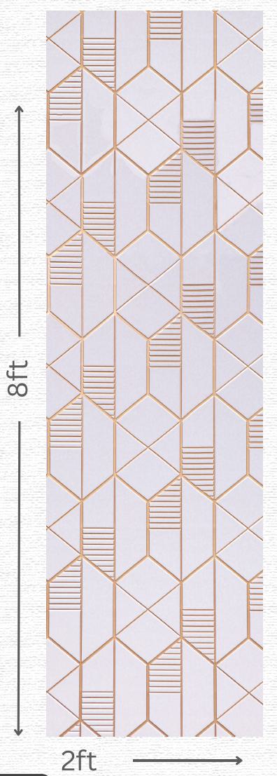 Designer Wall Panel - EL-1506 | 8X2 feet