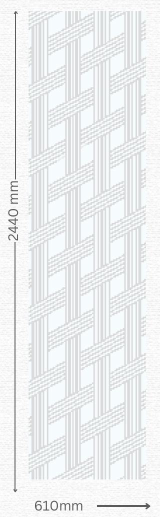 Designer Wall Panel - EL-7111 | 8X2 feet