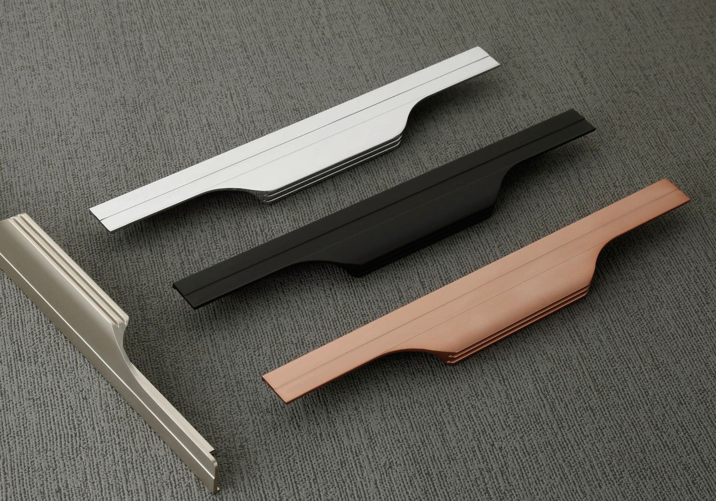WH023 Aluminium Modern and Sleek Wardrobe Handle | Cabinet Handle | Wooden Furniture Handle | Door Handle| per inch